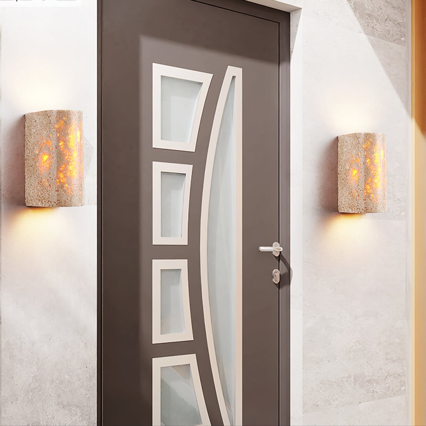 Sysilion Travertine Wall Light - Blowlighting