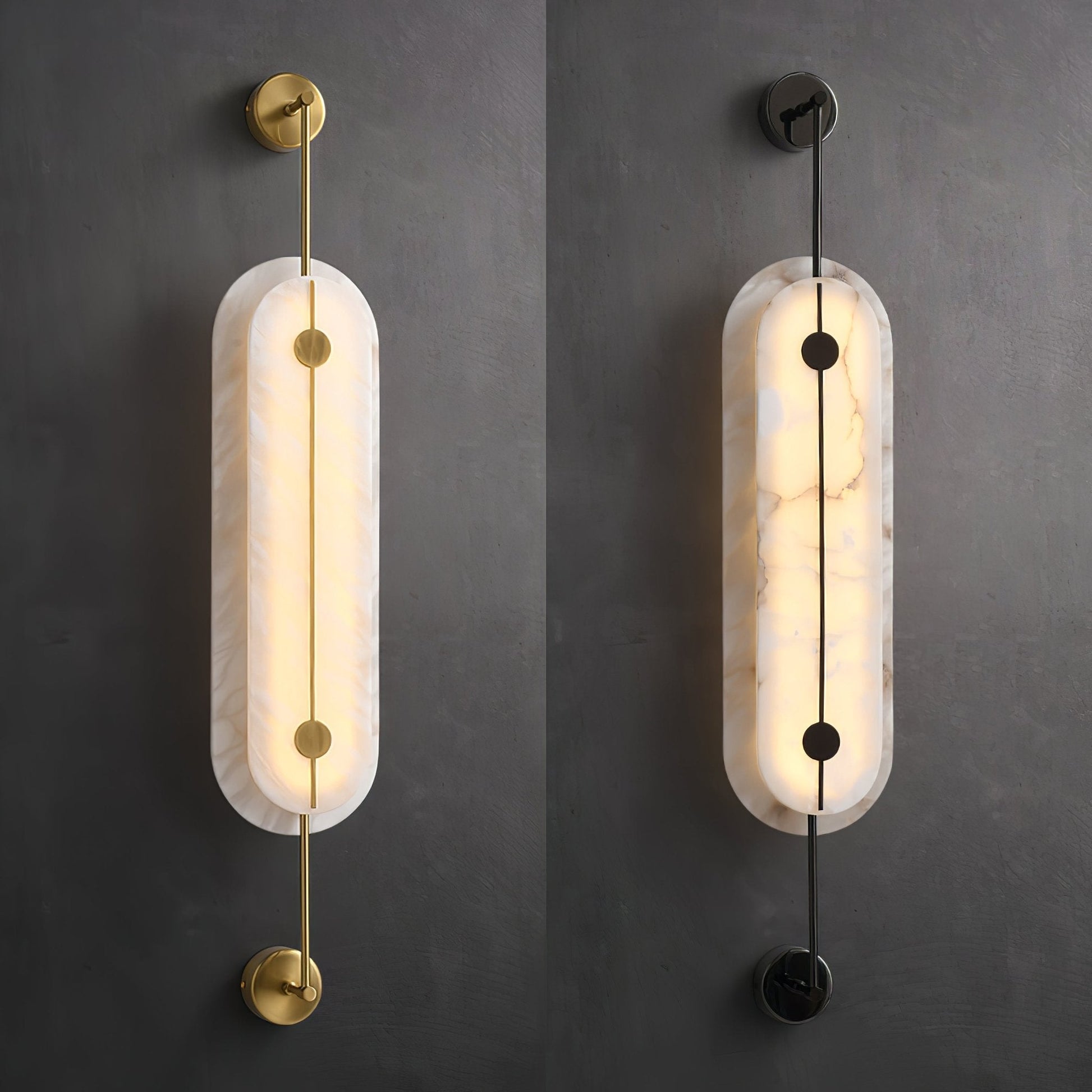 Cudorel Oval Alabaster Wall Light - Blowlighting