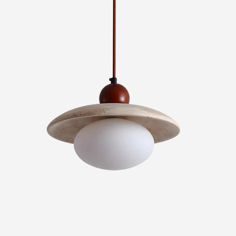 Solven Modern Travertine Pendant Light