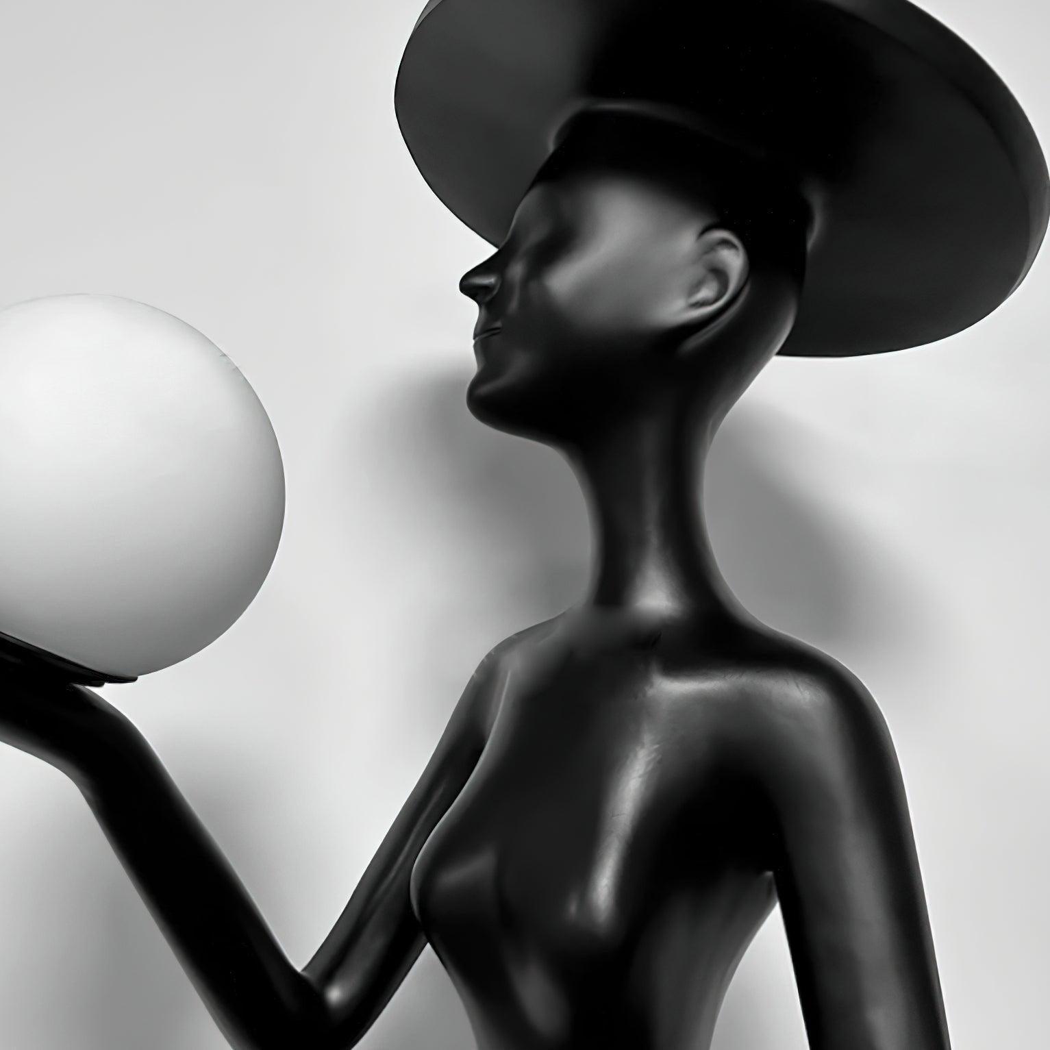 Zevinen Elegant Black Metal Floor Lamp - Blowlighting
