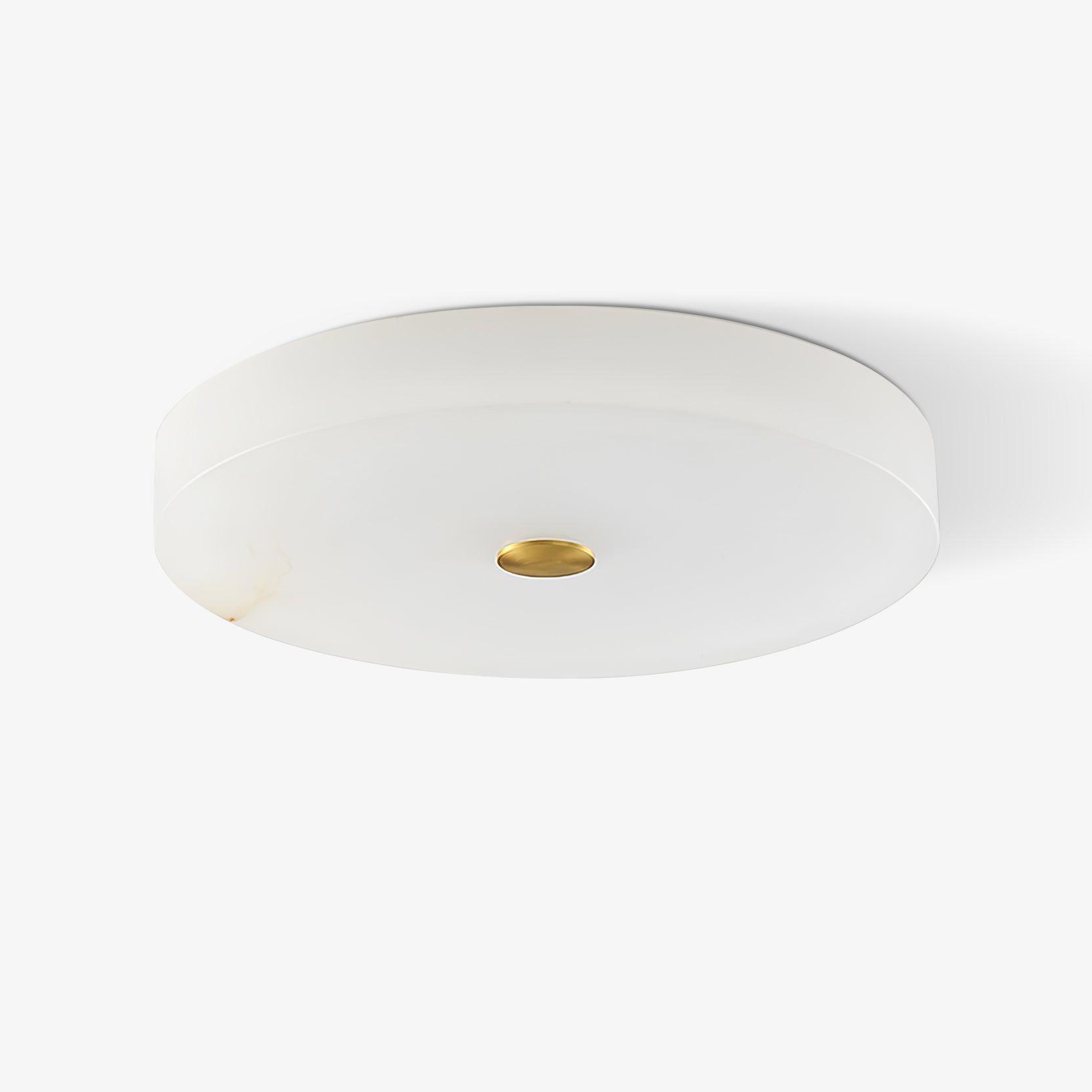 Olaean Alabaster Flush Mount - Blowlighting