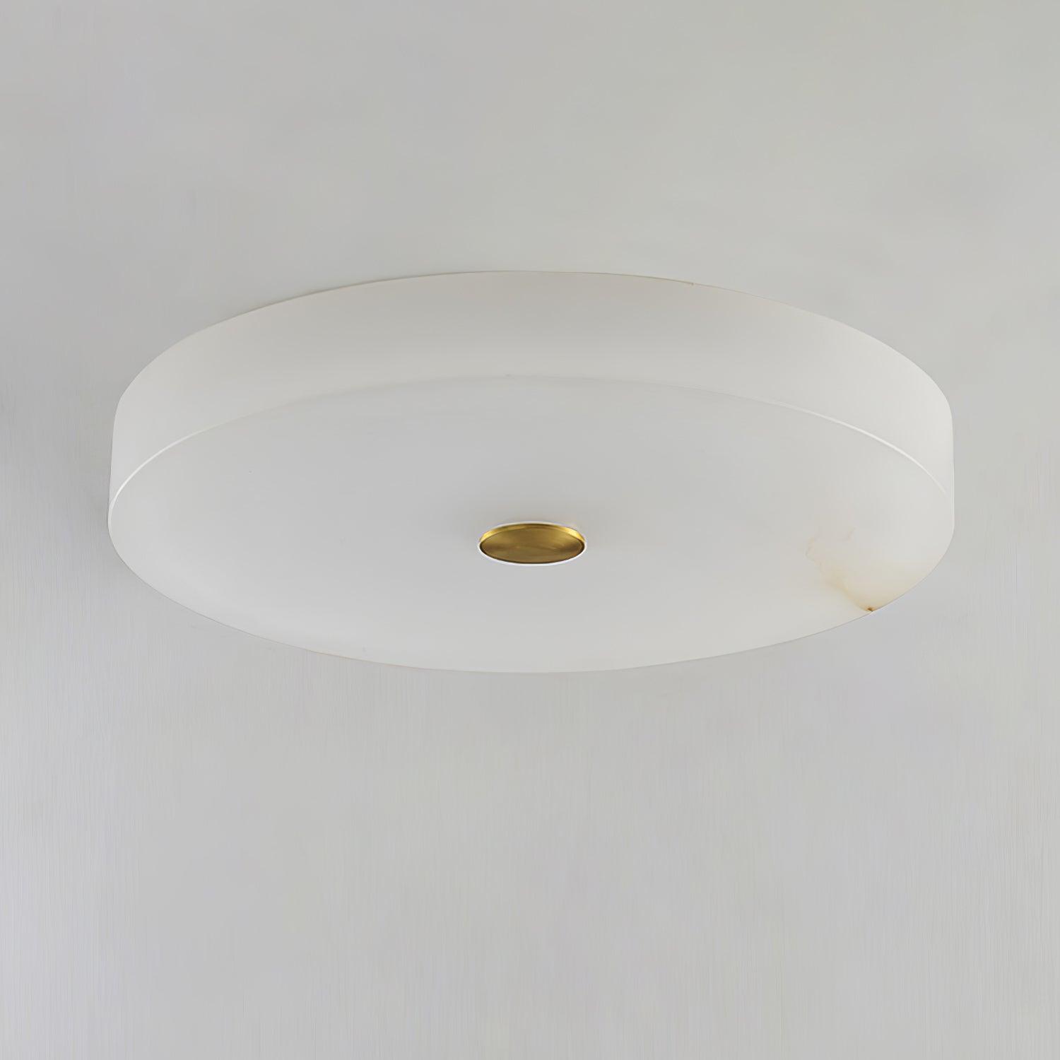 Olaean Alabaster Flush Mount - Blowlighting