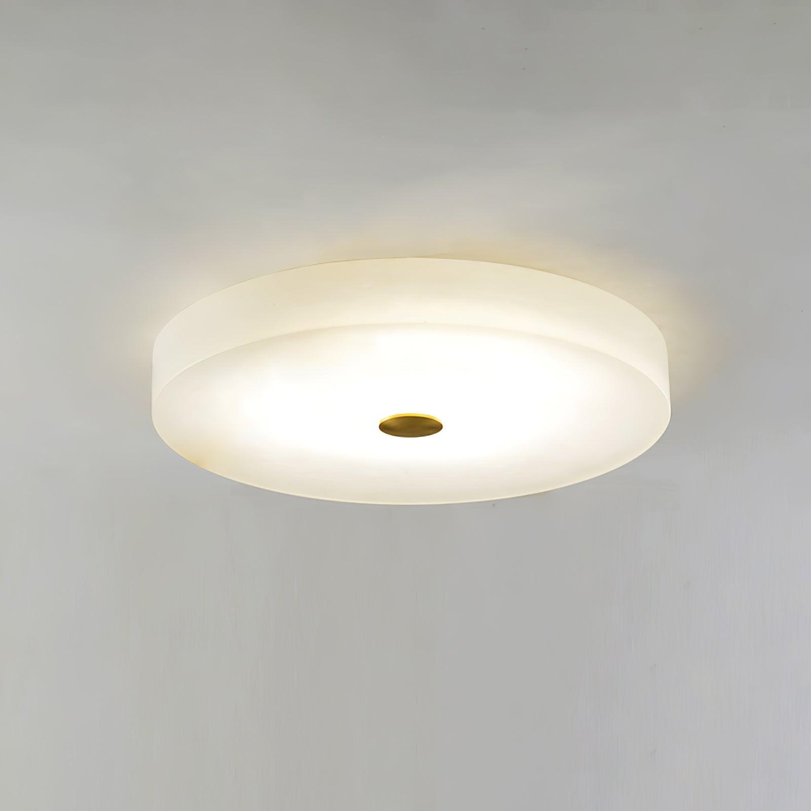 Olaean Alabaster Flush Mount - Blowlighting