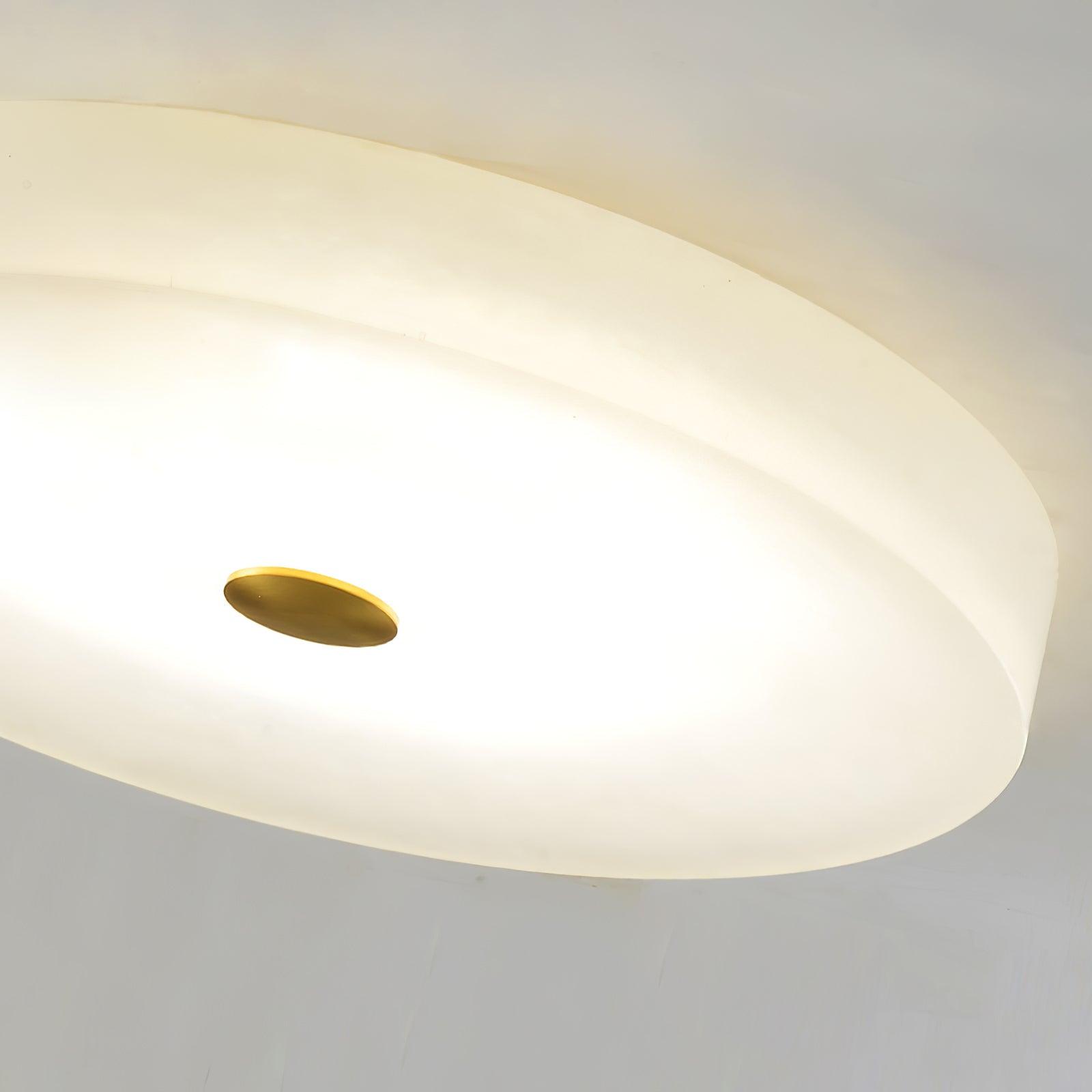 Olaean Alabaster Flush Mount - Blowlighting