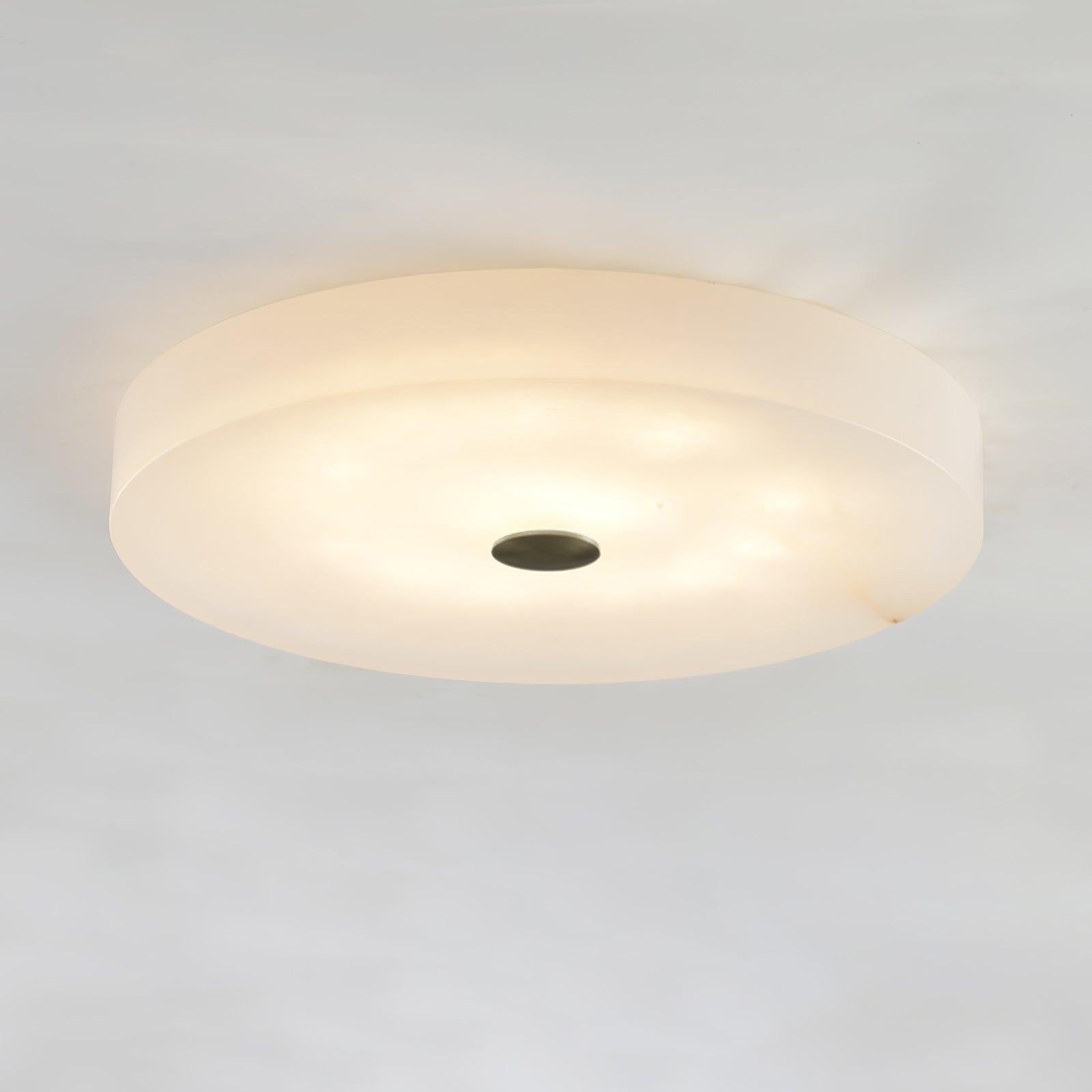 Olaean Alabaster Flush Mount - Blowlighting