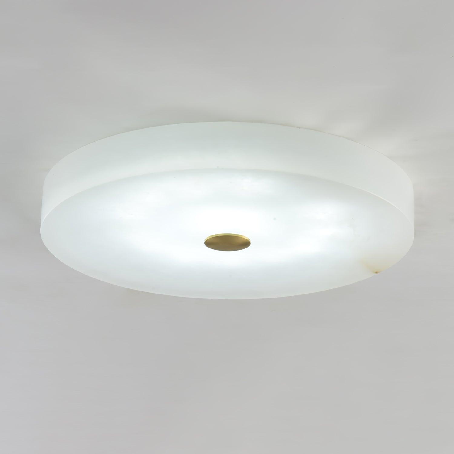 Olaean Alabaster Flush Mount - Blowlighting