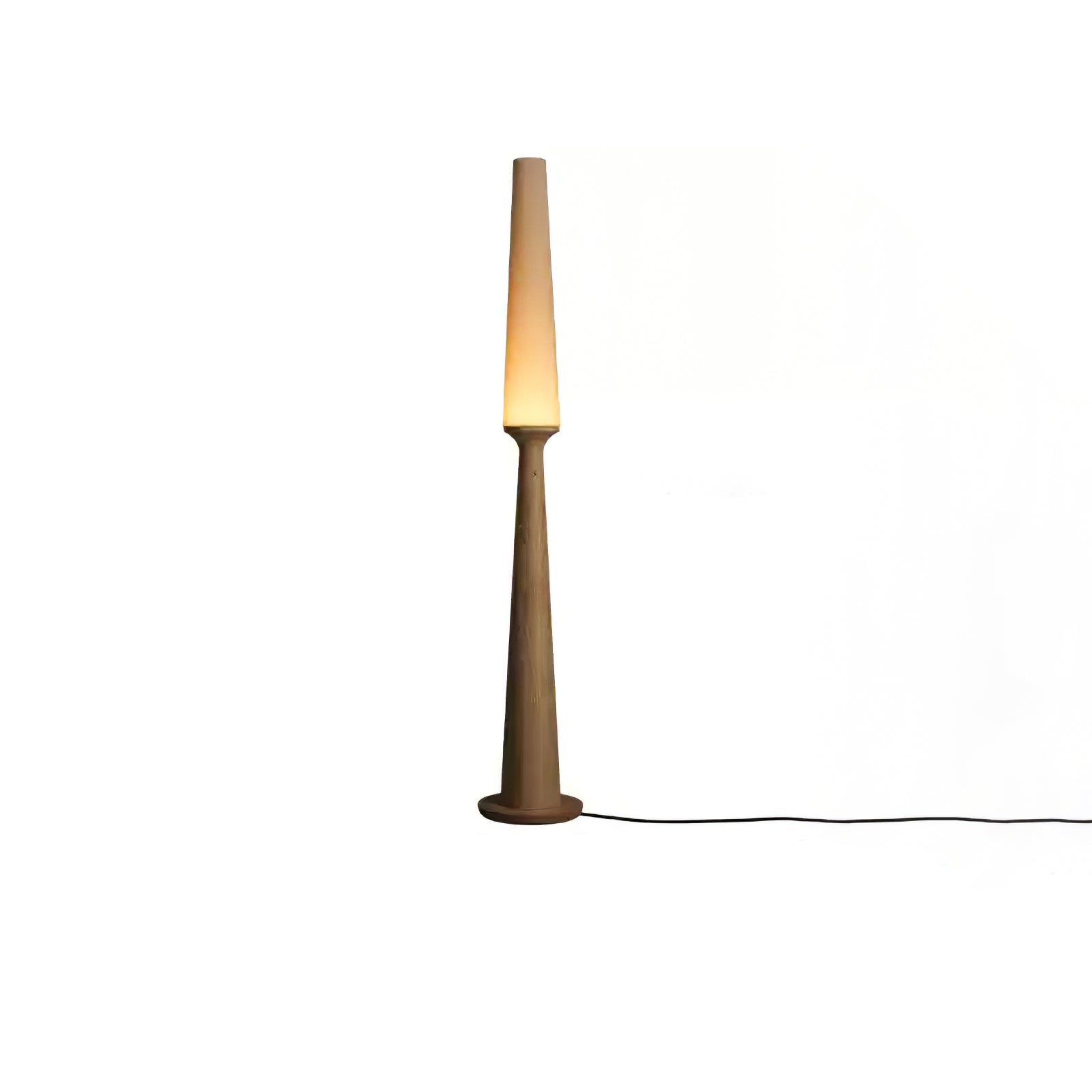 Vetheora Tapered Wood Floor Lamp - Blowlighting