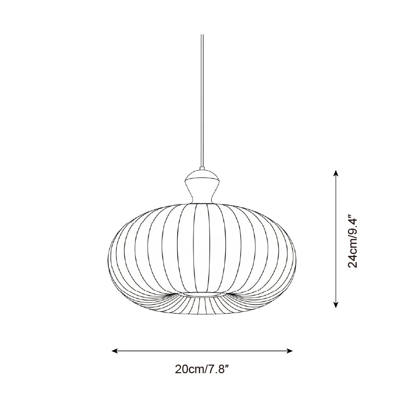 Sorella Wabi-Sabi Fabric Pendant Light