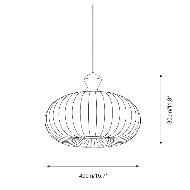 Sorella Wabi-Sabi Fabric Pendant Light