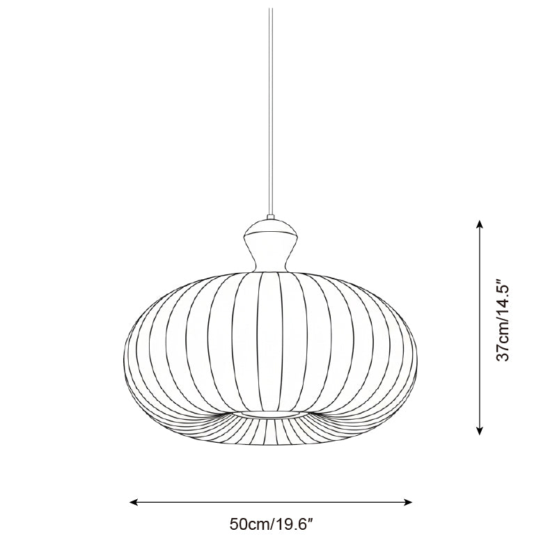 Sorella Wabi-Sabi Fabric Pendant Light