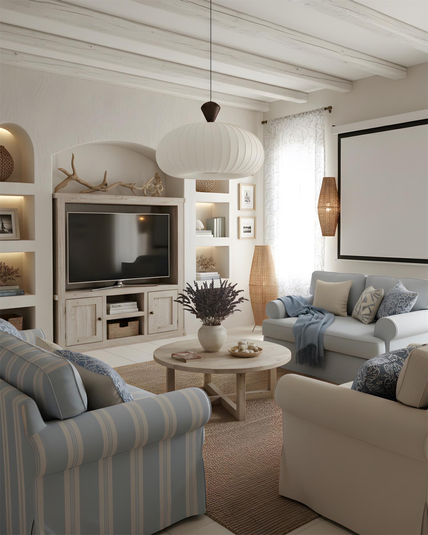 Sorella Wabi-Sabi Fabric Pendant Light