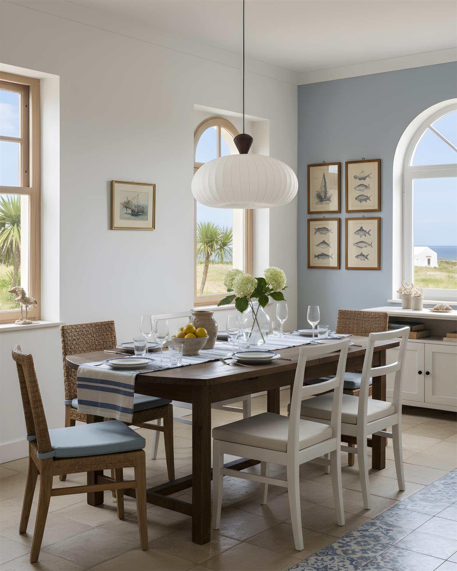 Sorella Wabi-Sabi Fabric Pendant Light