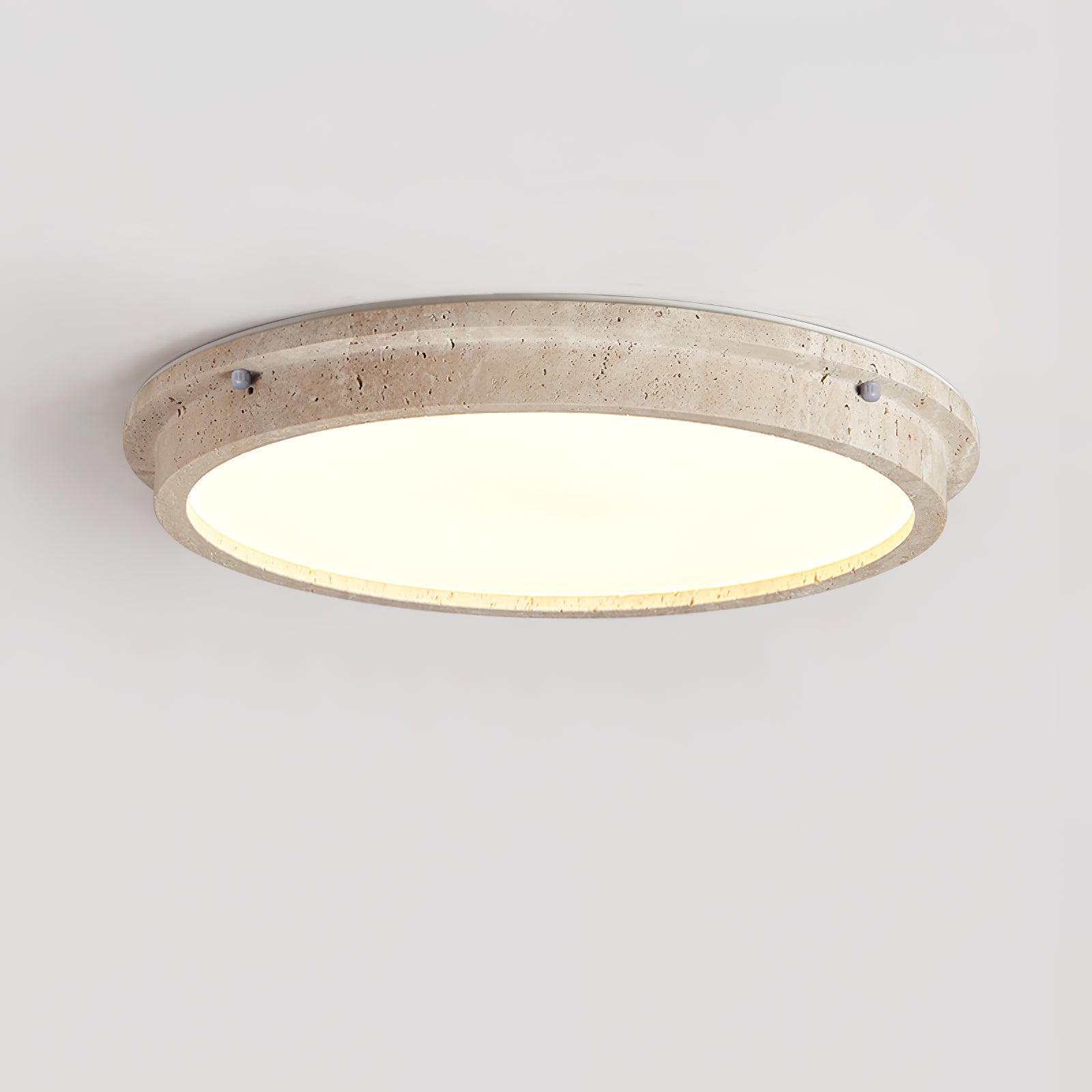 Altheion Travertine Ceiling Light - Blowlighting
