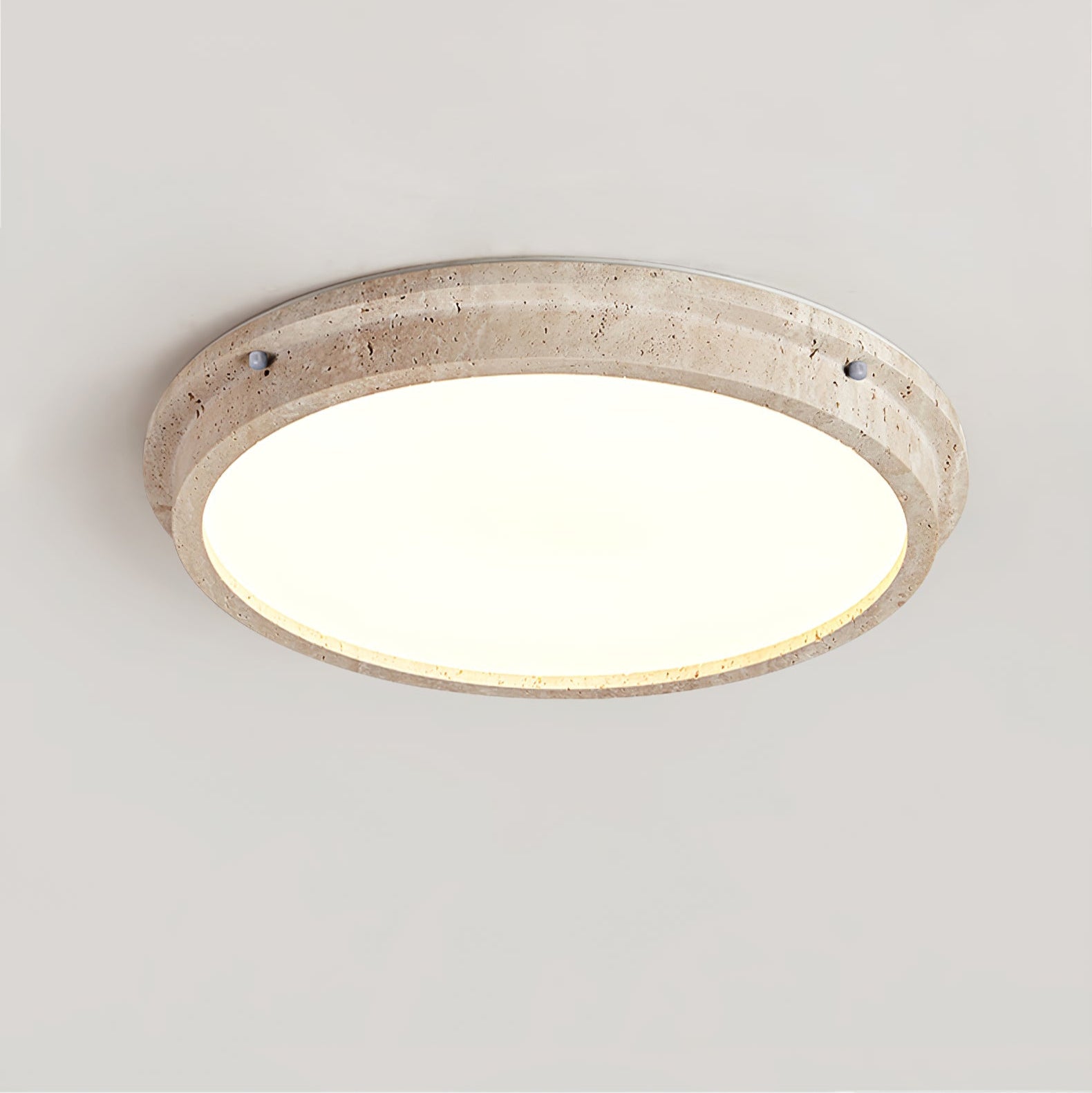 Altheion Travertine Ceiling Light - Blowlighting