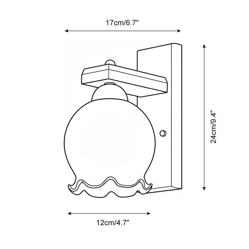 Murmura Elegant Wood Wall Lamp