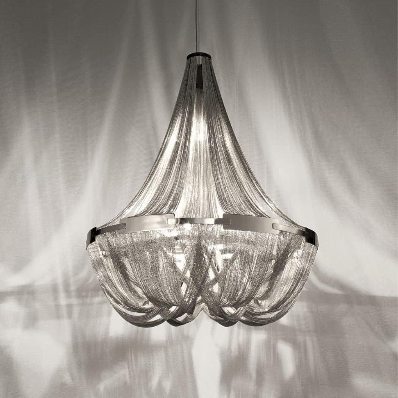 Tassel Aluminum Chain Chandelier - Blowlighting