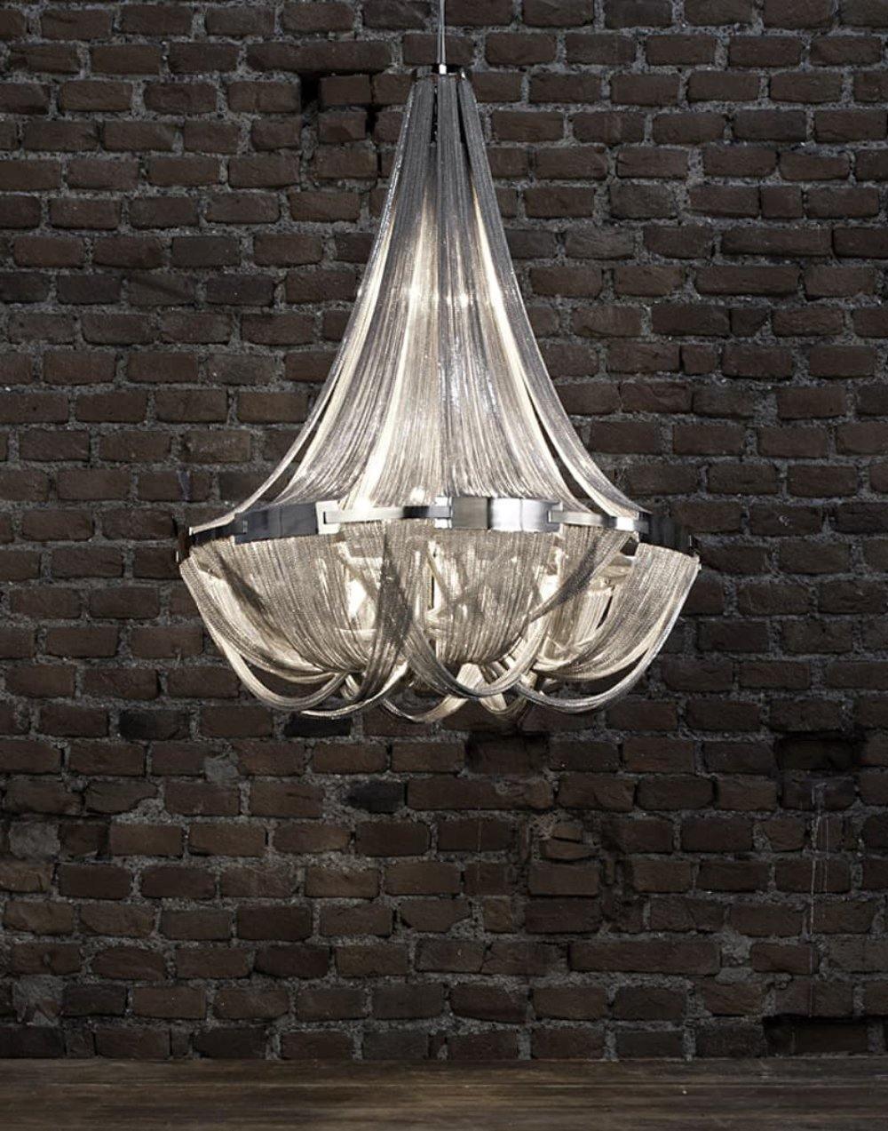 Tassel Aluminum Chain Chandelier - Blowlighting