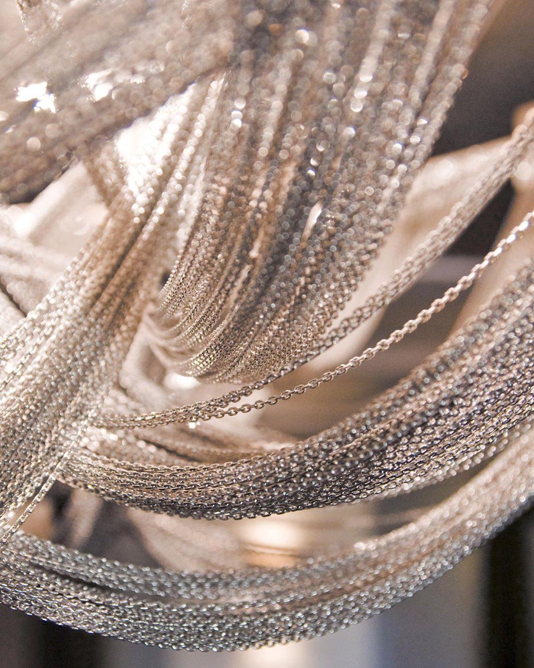 Tassel Aluminum Chain Ceiling Light - Blowlighting