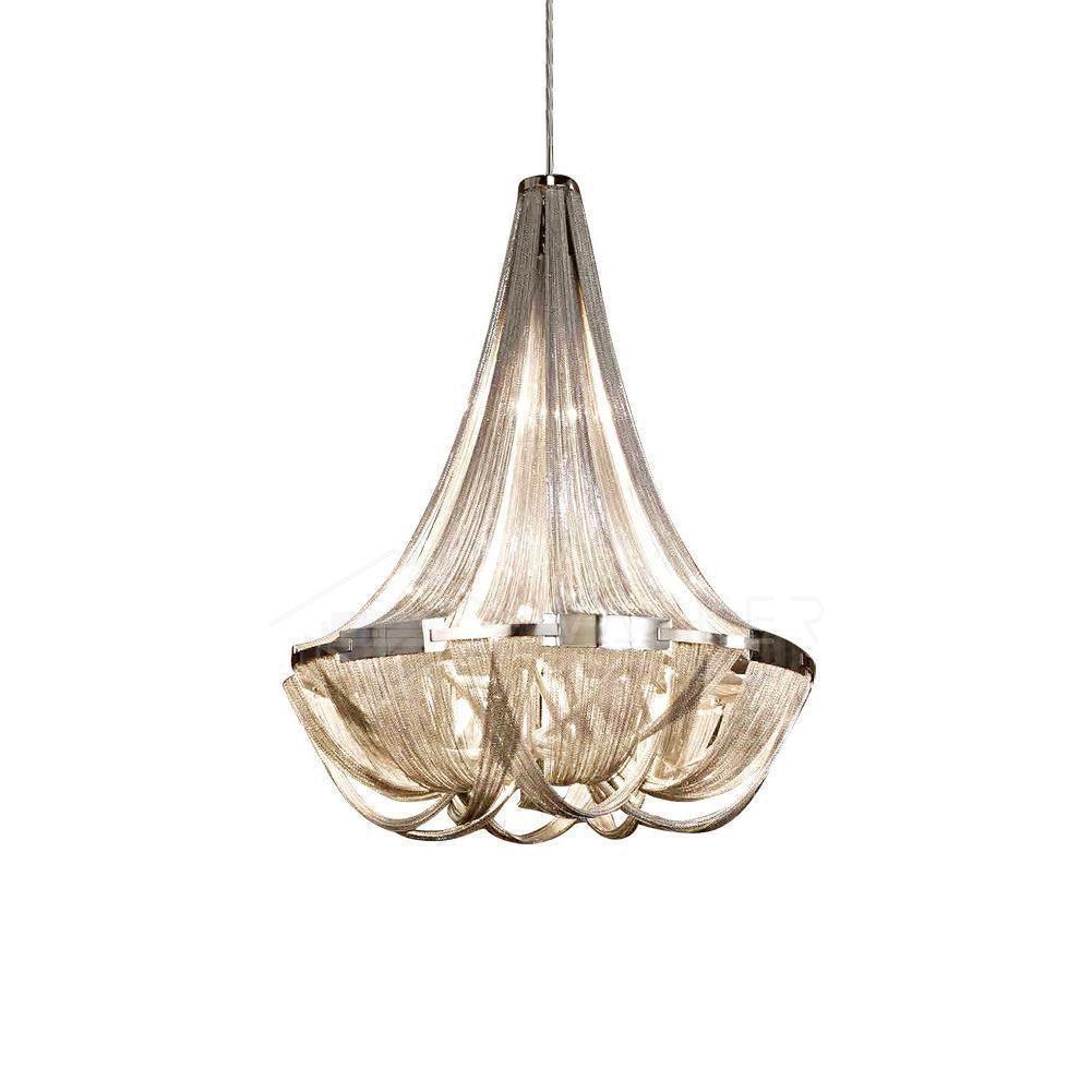 Tassel Aluminum Chain Chandelier - Blowlighting