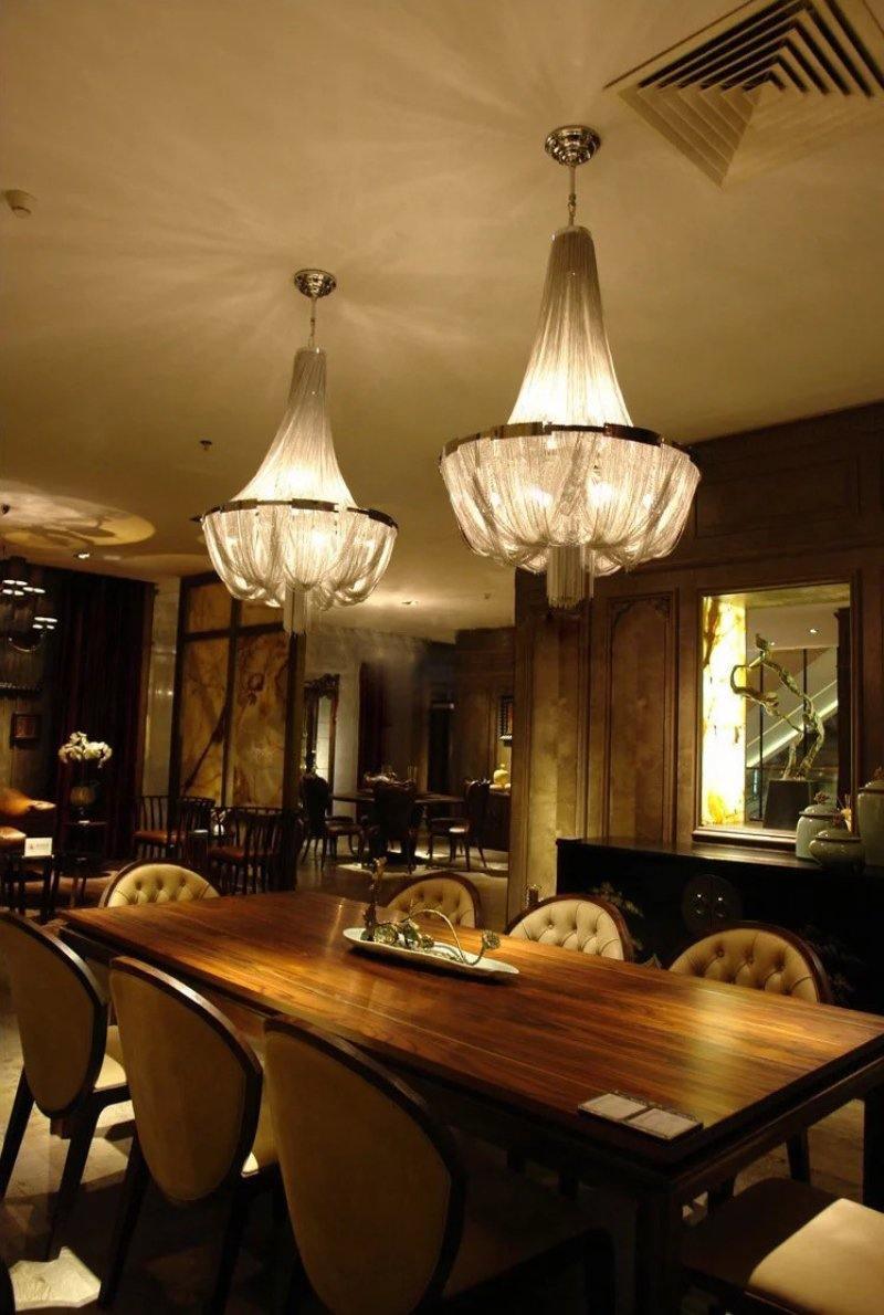 Tassel Aluminum Chain Chandelier - Blowlighting
