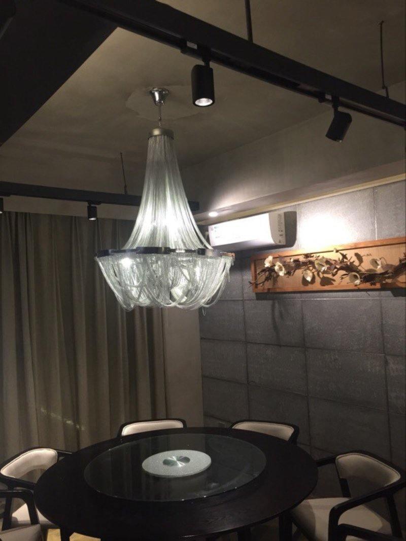 Tassel Aluminum Chain Chandelier - Blowlighting