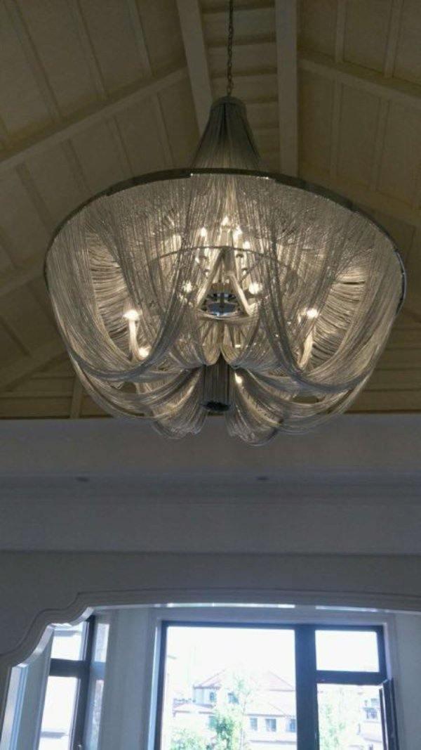 Tassel Aluminum Chain Chandelier - Blowlighting