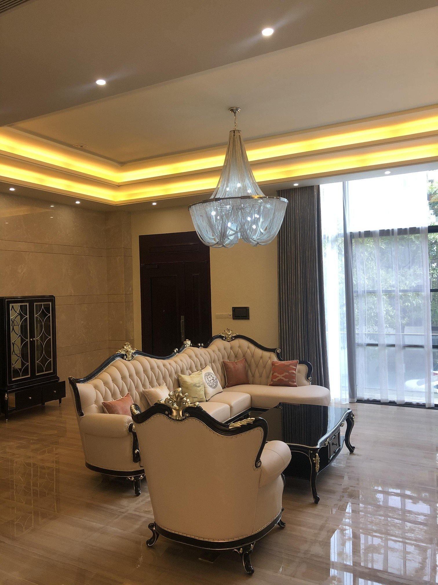 Tassel Aluminum Chain Chandelier - Blowlighting