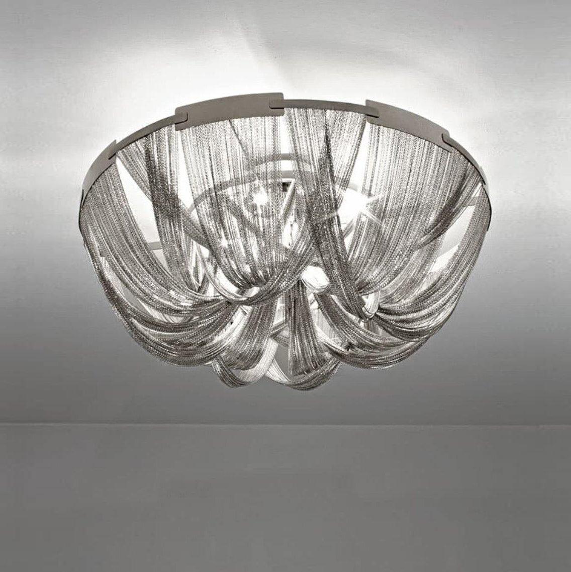 Tassel Aluminum Chain Ceiling Light - Blowlighting