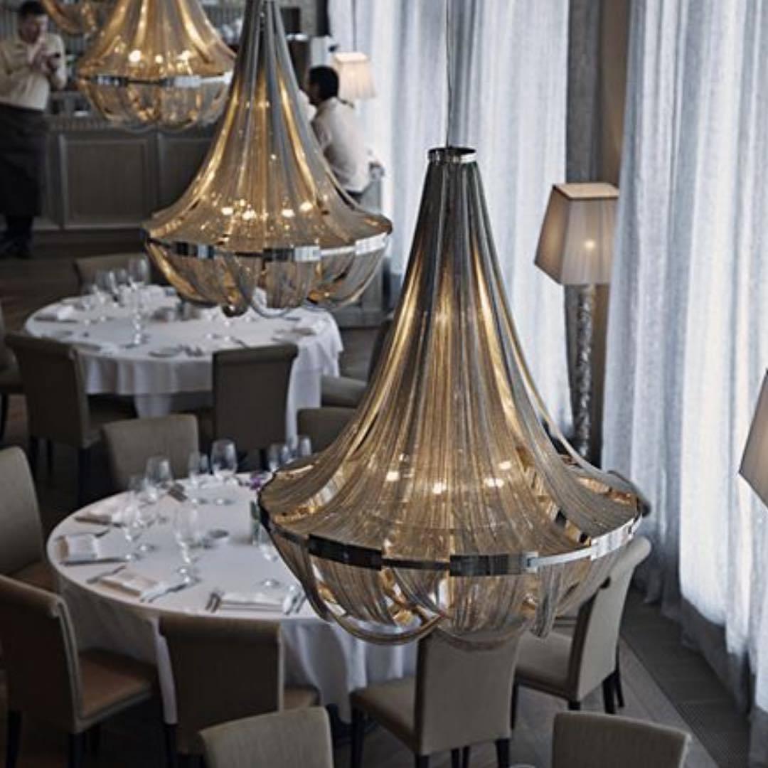 Tassel Aluminum Chain Chandelier - Blowlighting