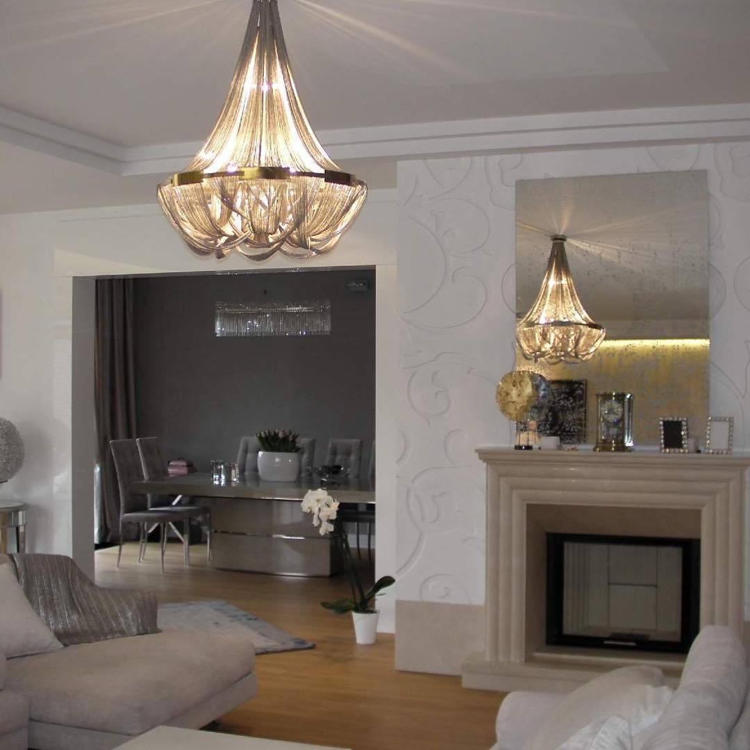 Tassel Aluminum Chain Chandelier - Blowlighting
