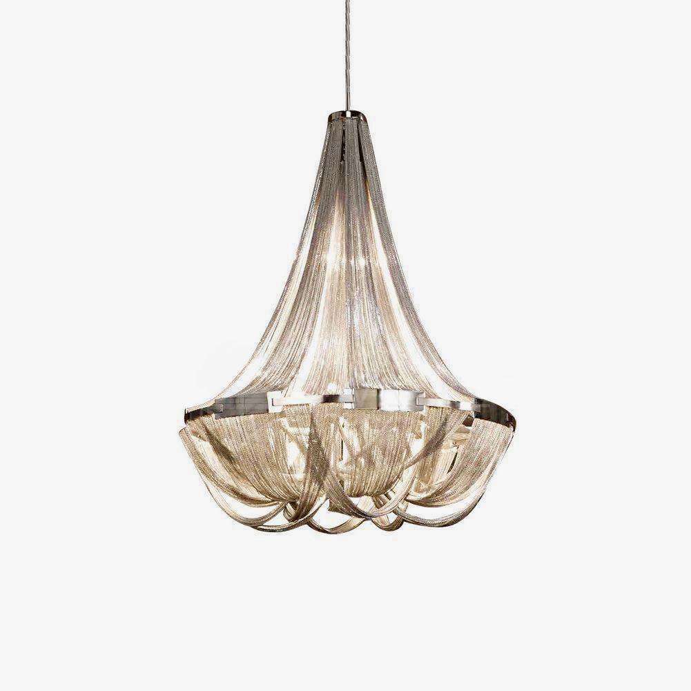 Tassel Aluminum Chain Chandelier - Blowlighting