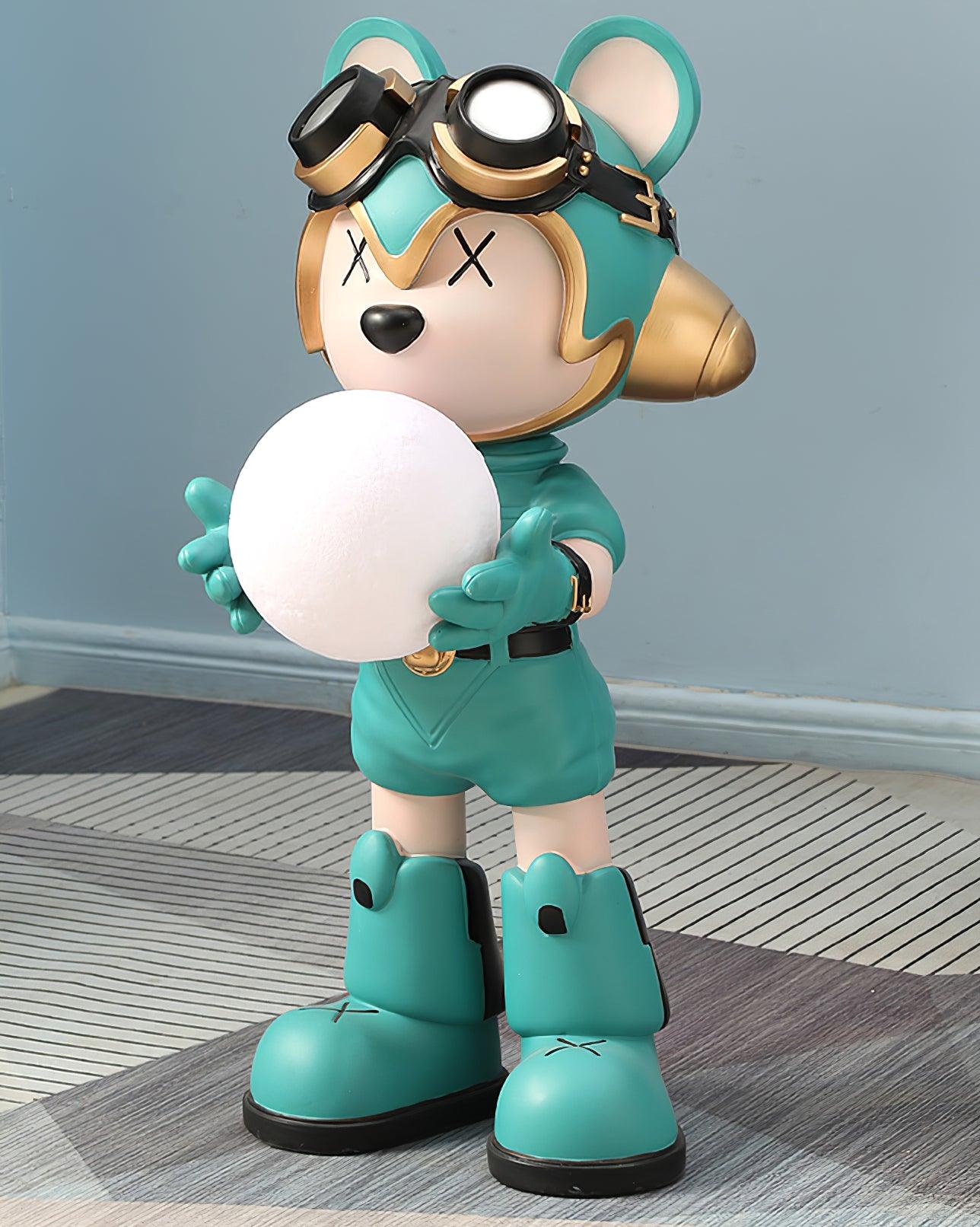 Space Bear Built-in Battery Floor Lamp - Blowlighting