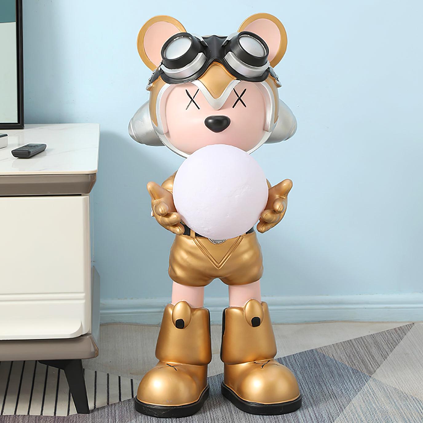 Space Bear Built-in Battery Floor Lamp - Blowlighting