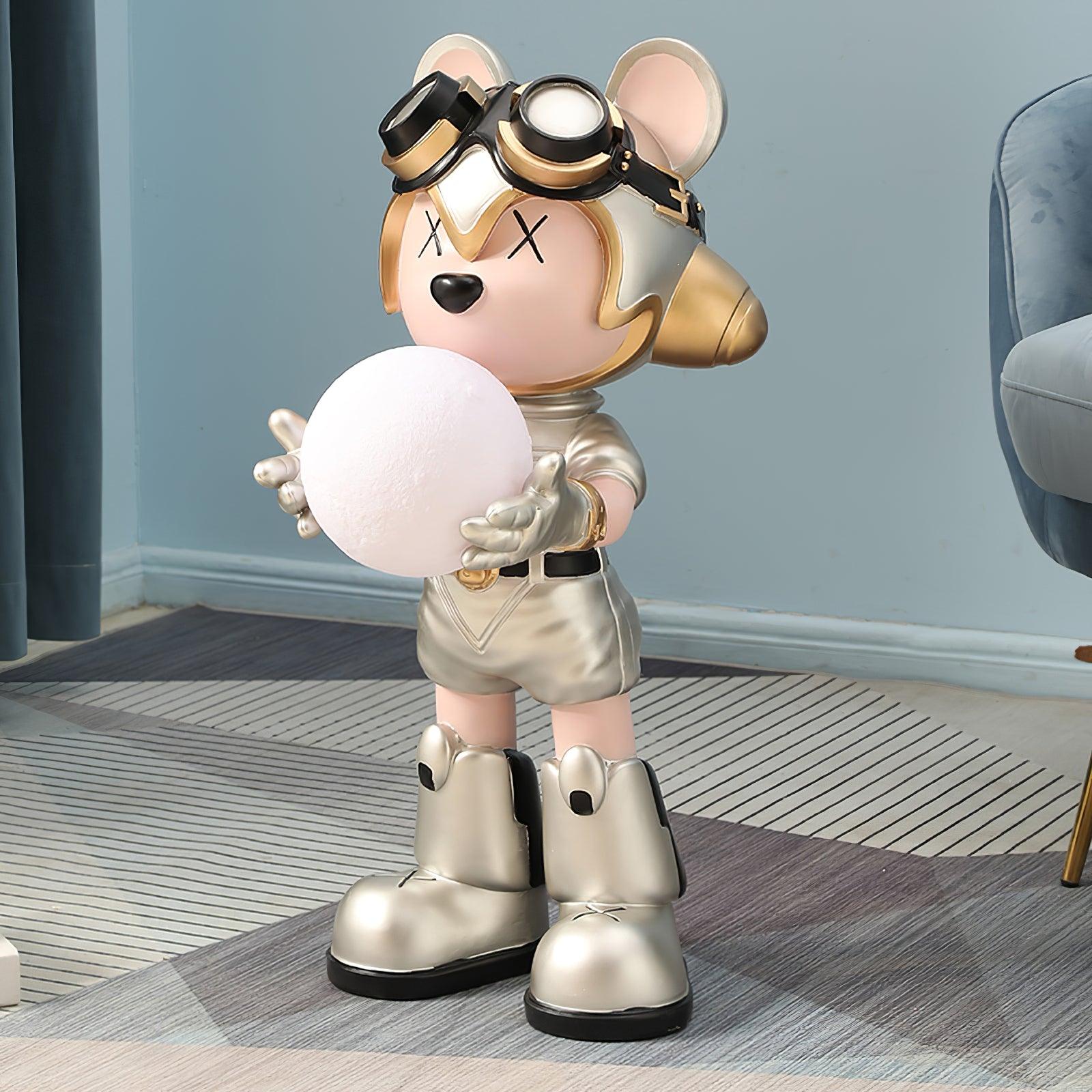 Space Bear Built-in Battery Floor Lamp - Blowlighting