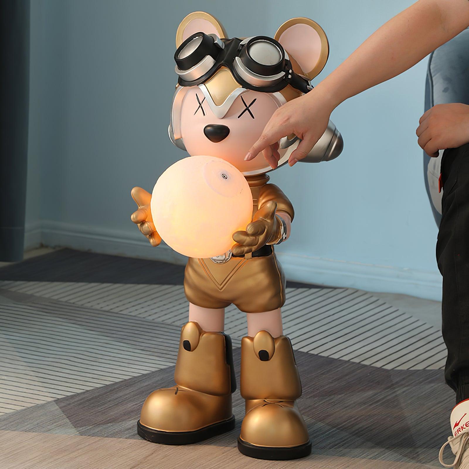Space Bear Built-in Battery Floor Lamp - Blowlighting
