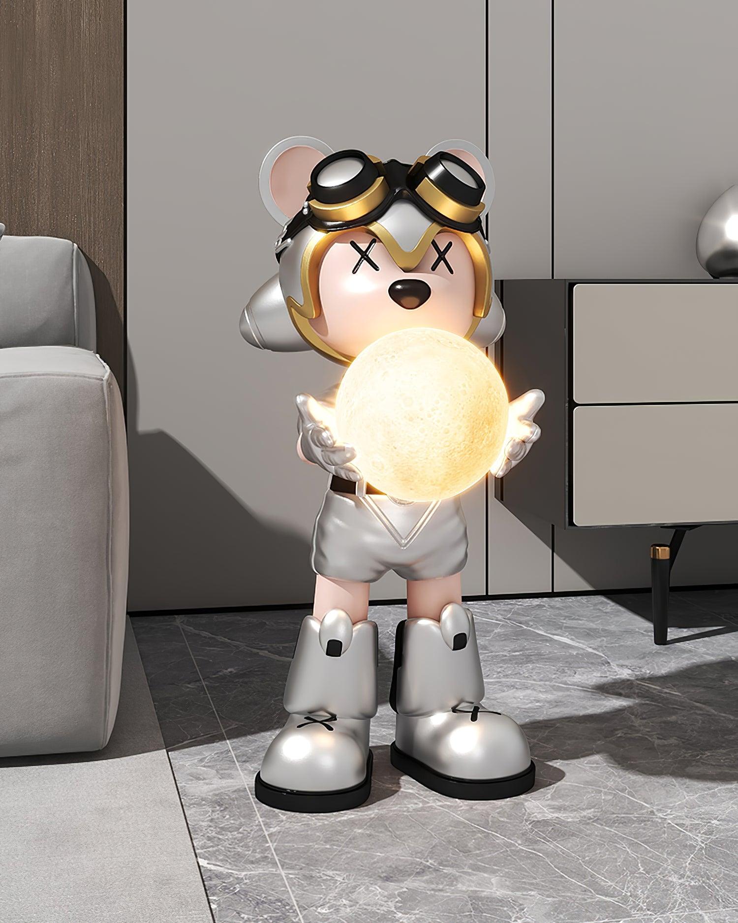 Space Bear Built-in Battery Floor Lamp - Blowlighting