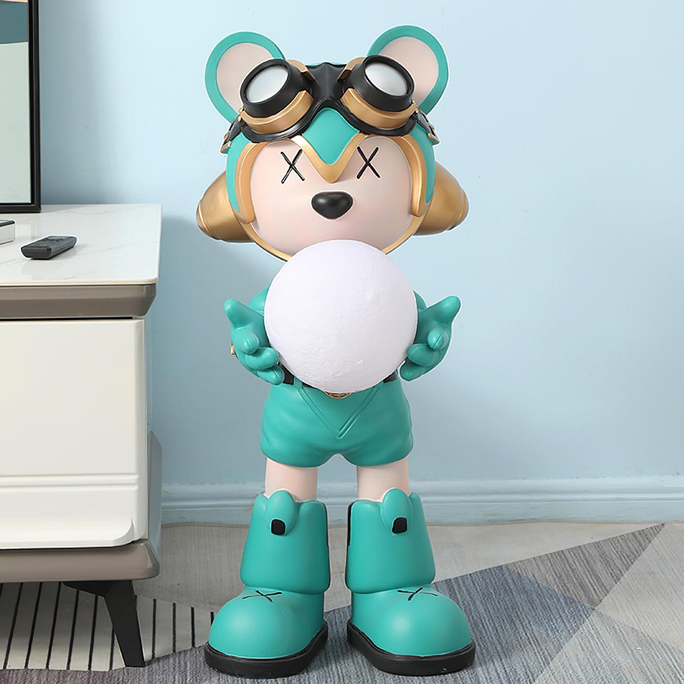 Space Bear Built-in Battery Floor Lamp - Blowlighting