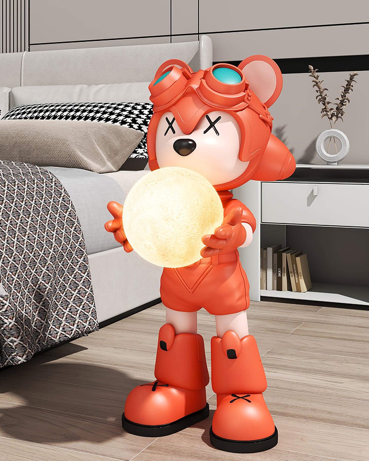 Space Bear Built-in Battery Floor Lamp - Blowlighting
