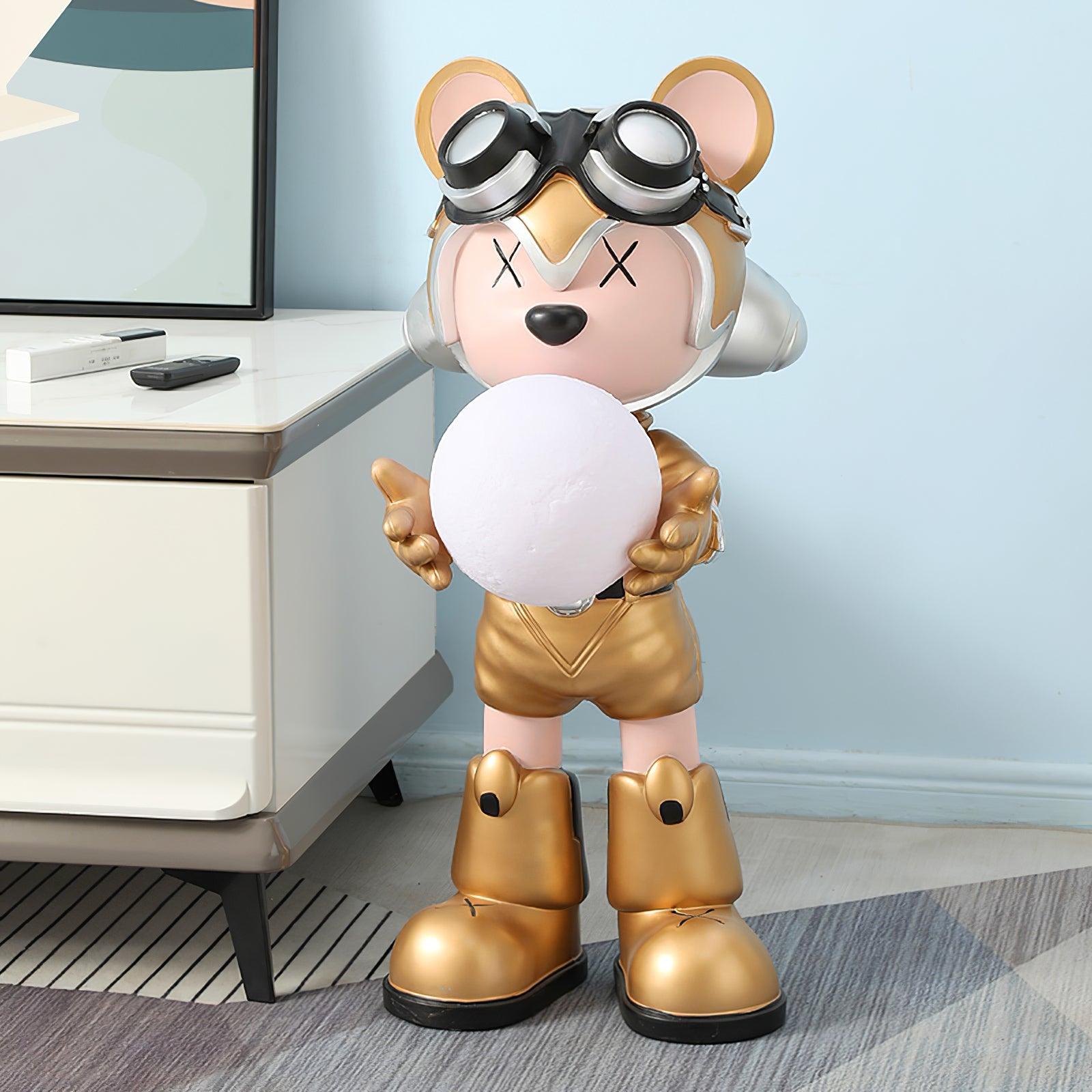 Space Bear Built-in Battery Floor Lamp - Blowlighting