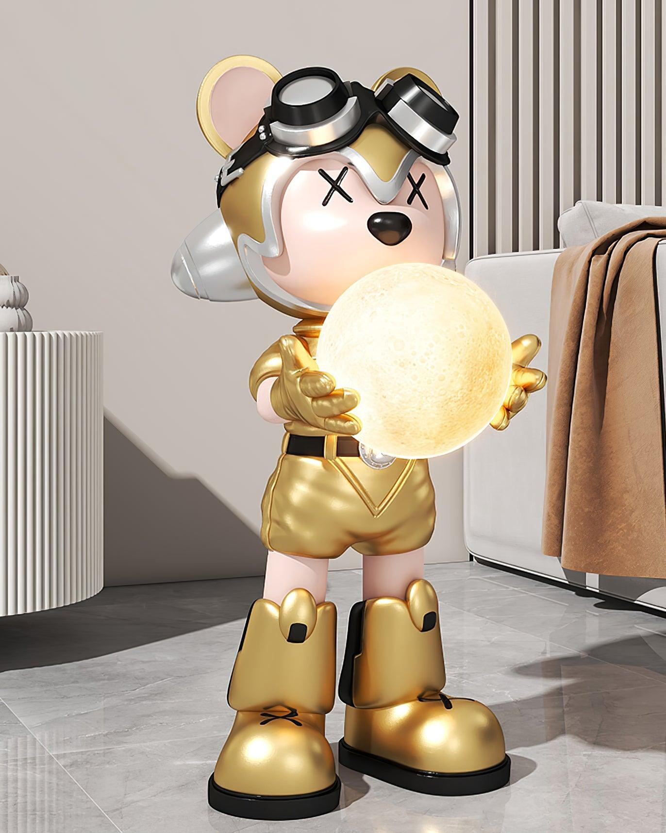 Space Bear Built-in Battery Floor Lamp - Blowlighting