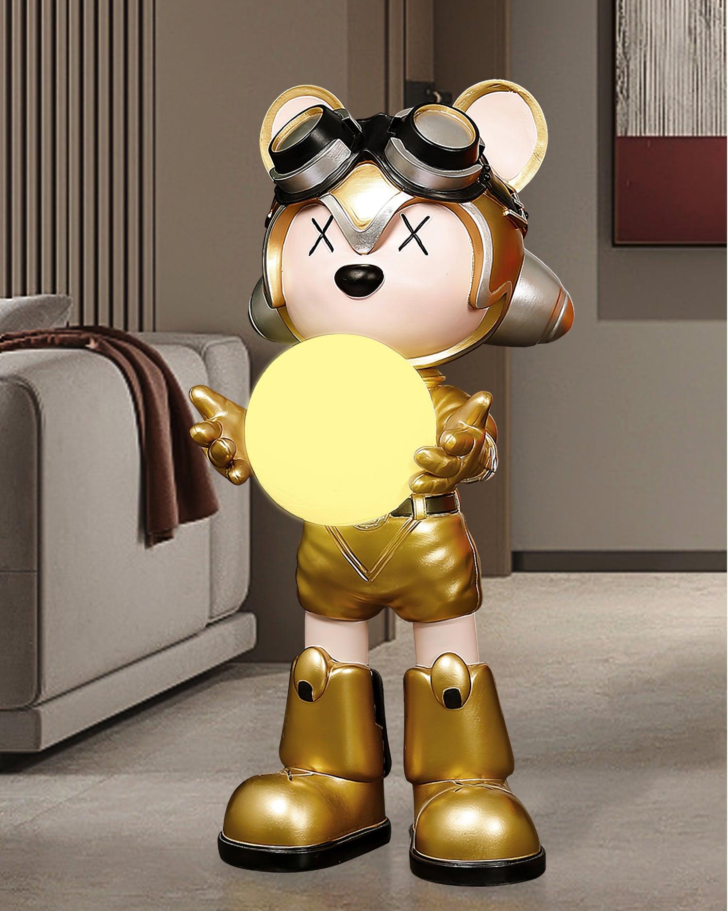 Space Bear Built-in Battery Floor Lamp - Blowlighting