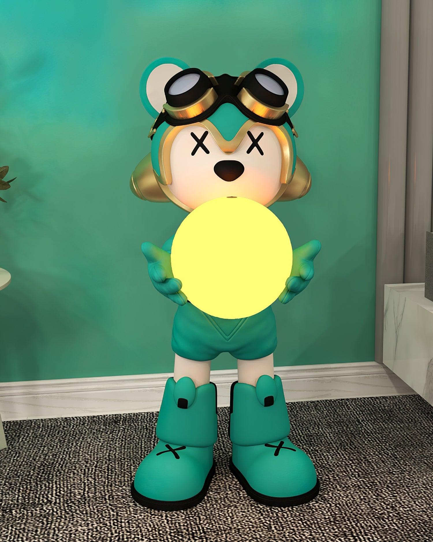 Space Bear Built-in Battery Floor Lamp - Blowlighting