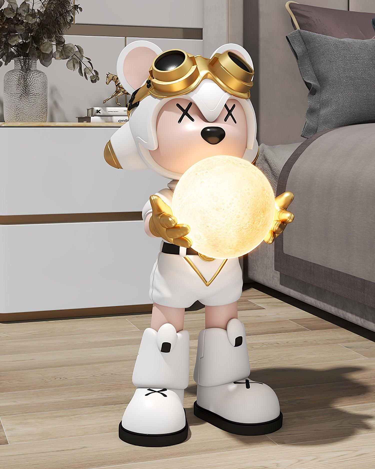Space Bear Built-in Battery Floor Lamp - Blowlighting