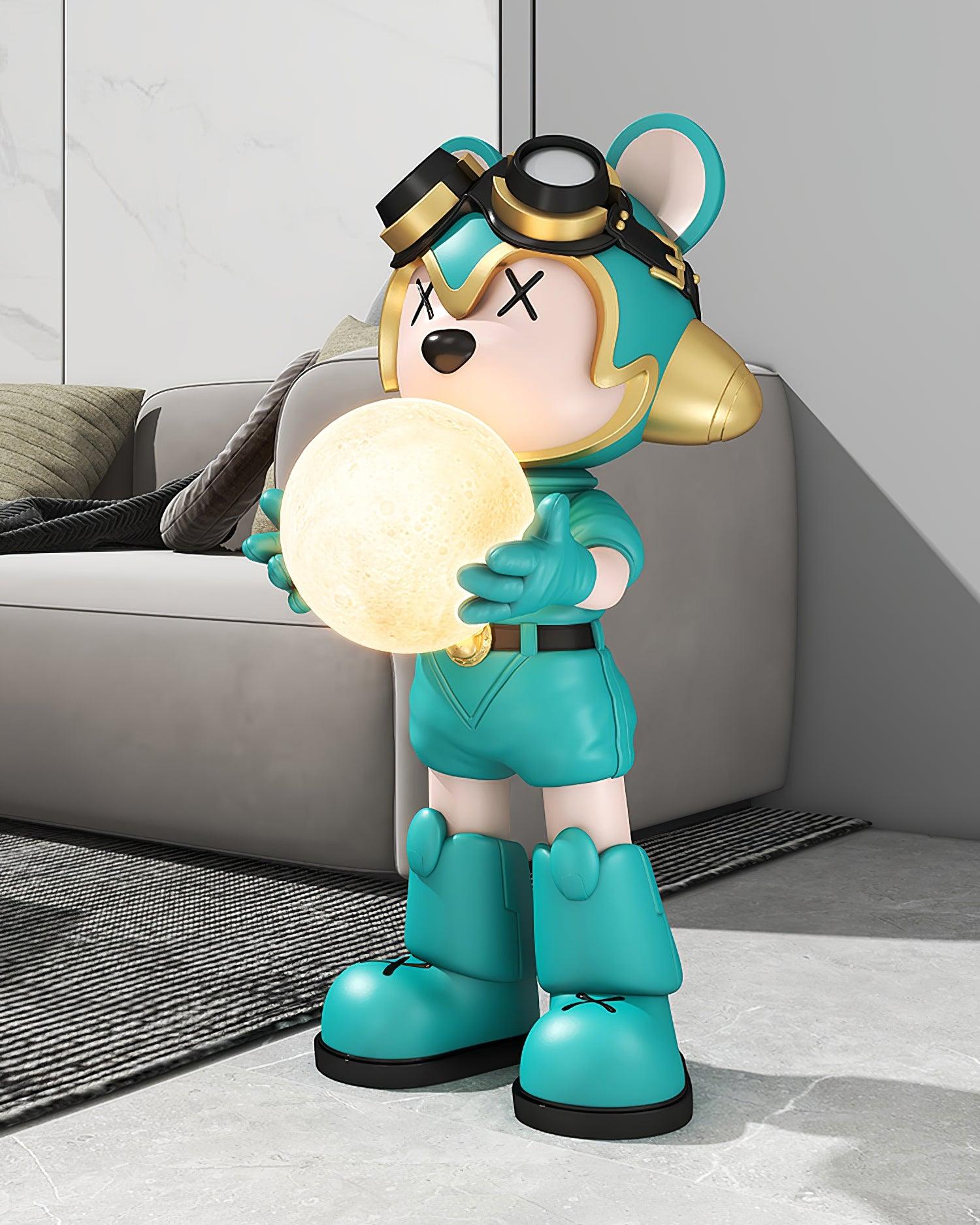 Space Bear Built-in Battery Floor Lamp - Blowlighting