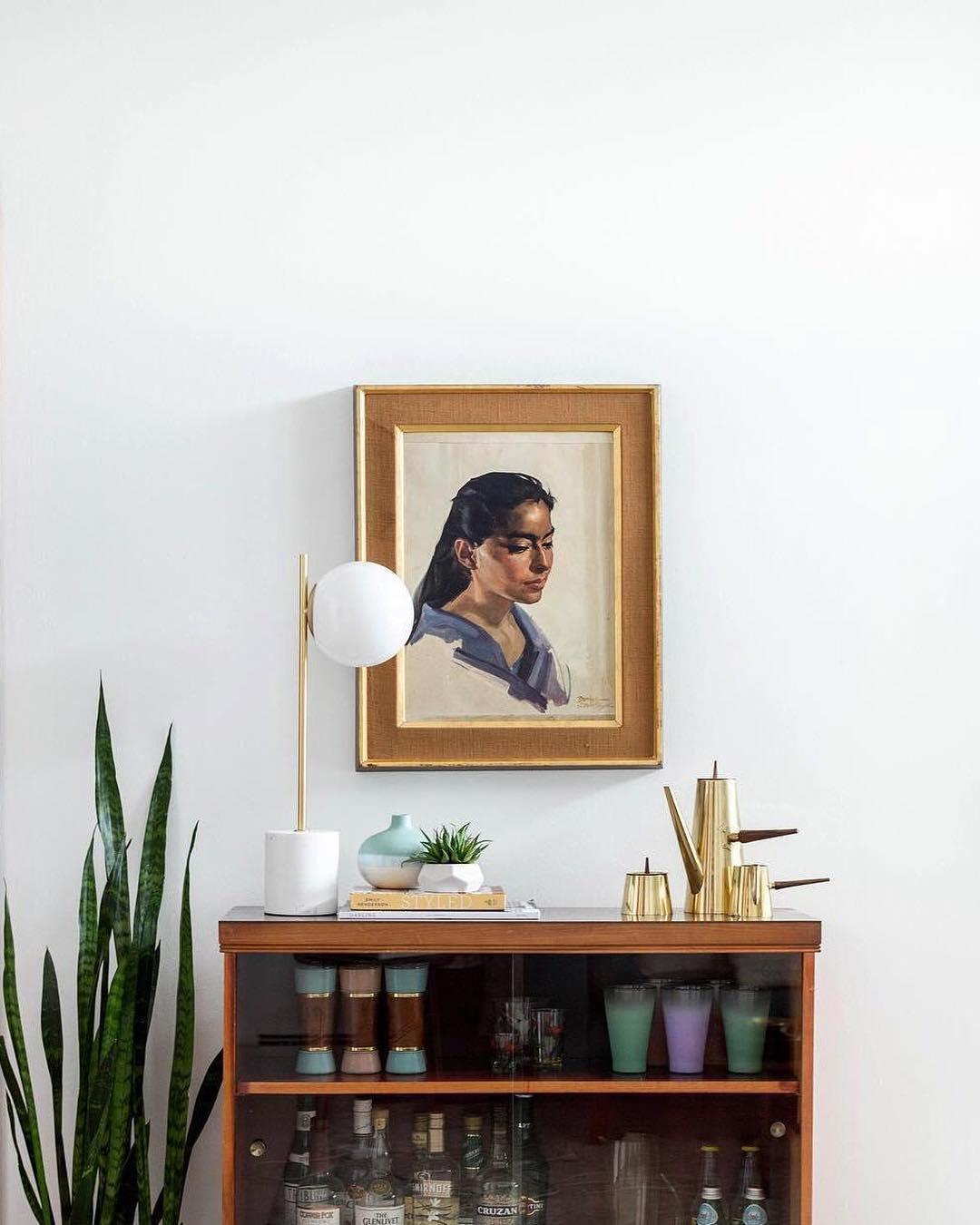 Sphere & Stem Table Lamp - Blowlighting