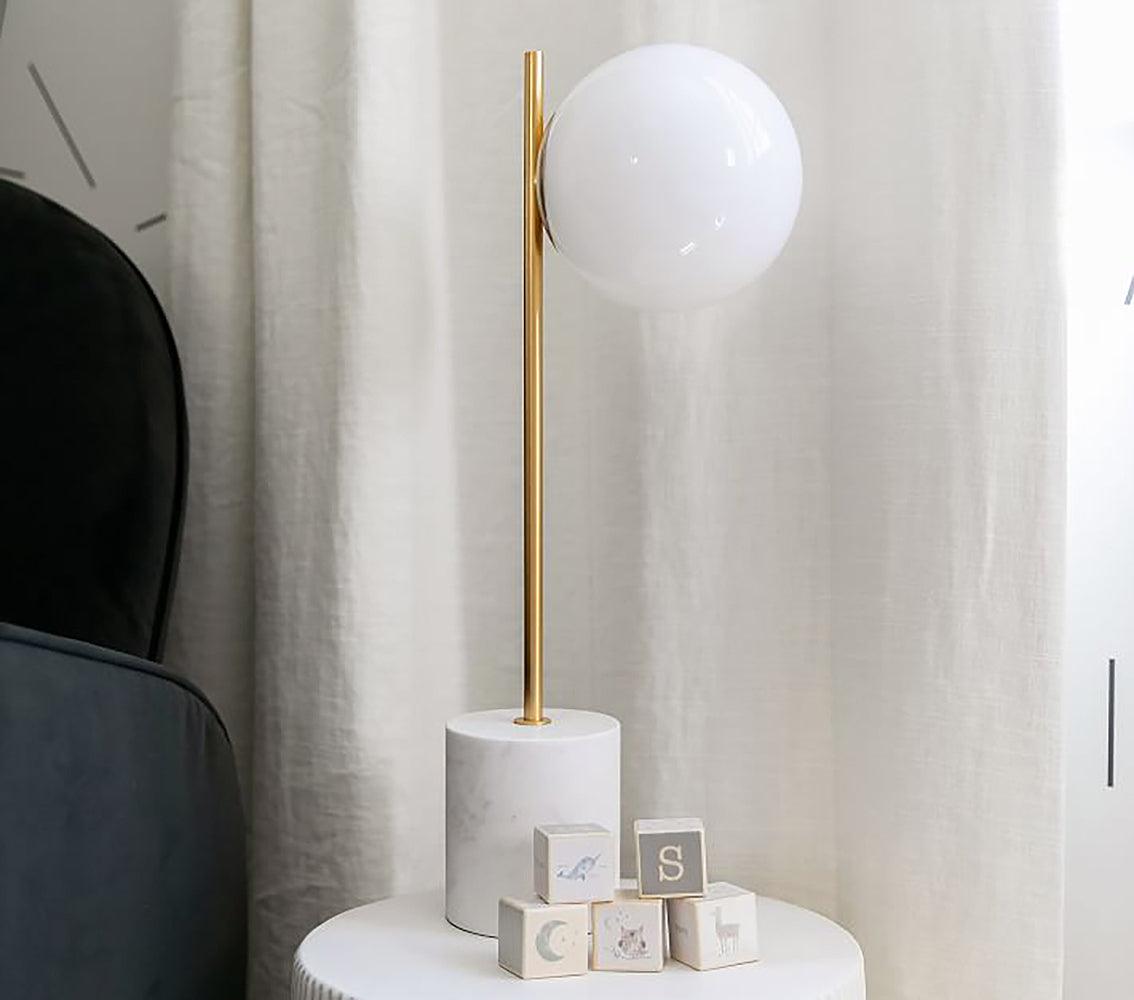 Sphere & Stem Table Lamp - Blowlighting