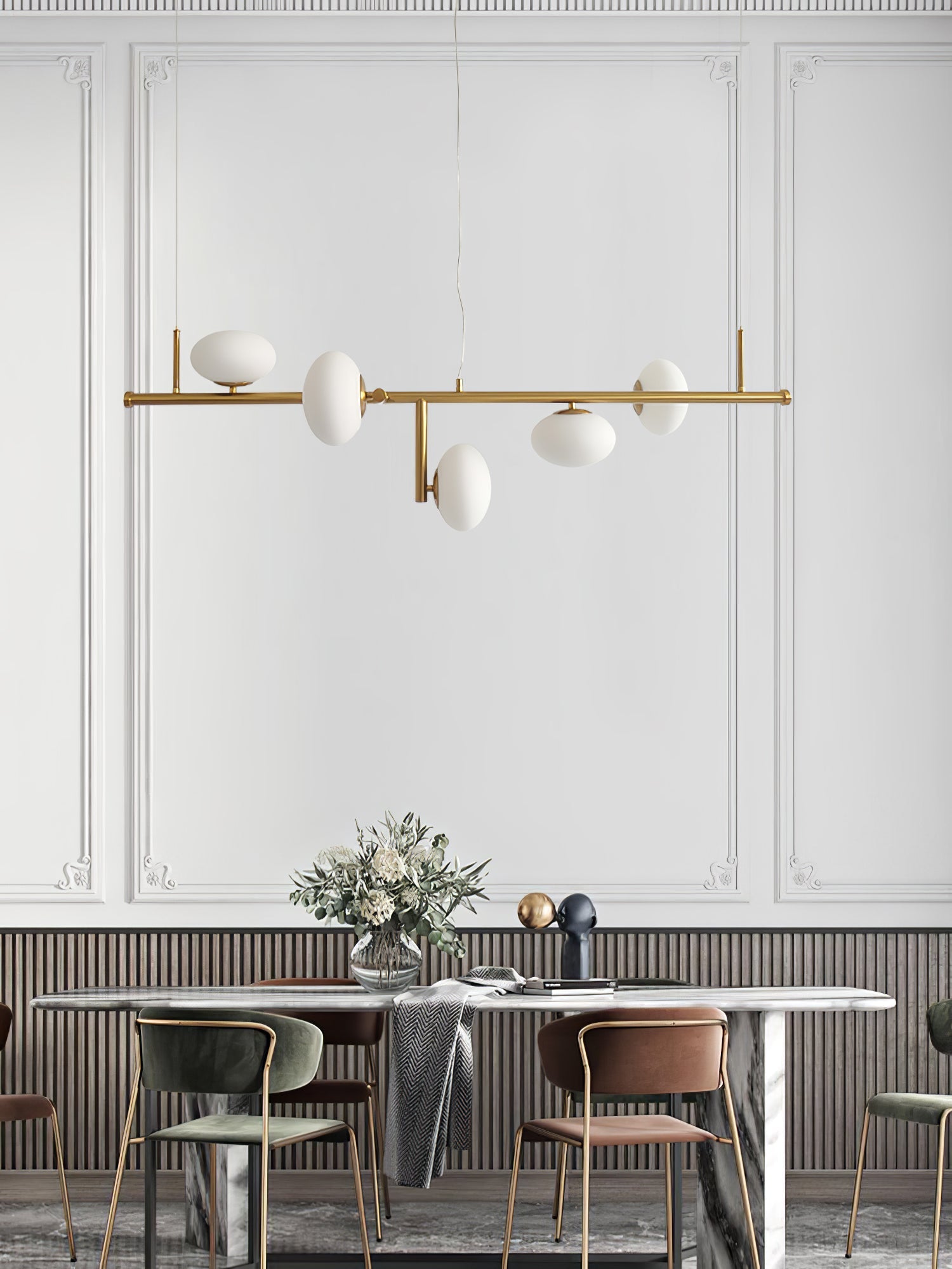 Balance Modern Glass Chandelier - Blowlighting