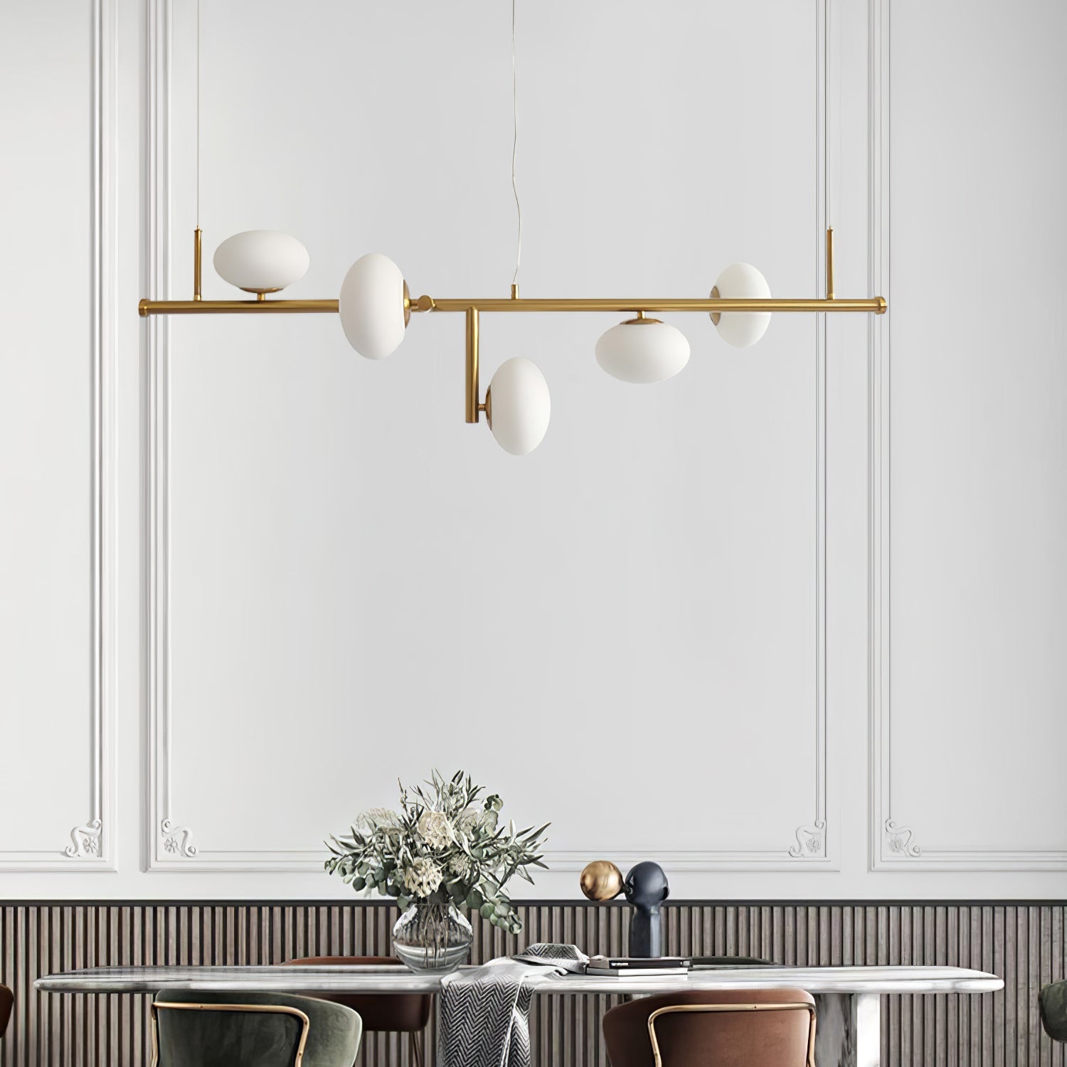 Balance Modern Glass Chandelier - Blowlighting
