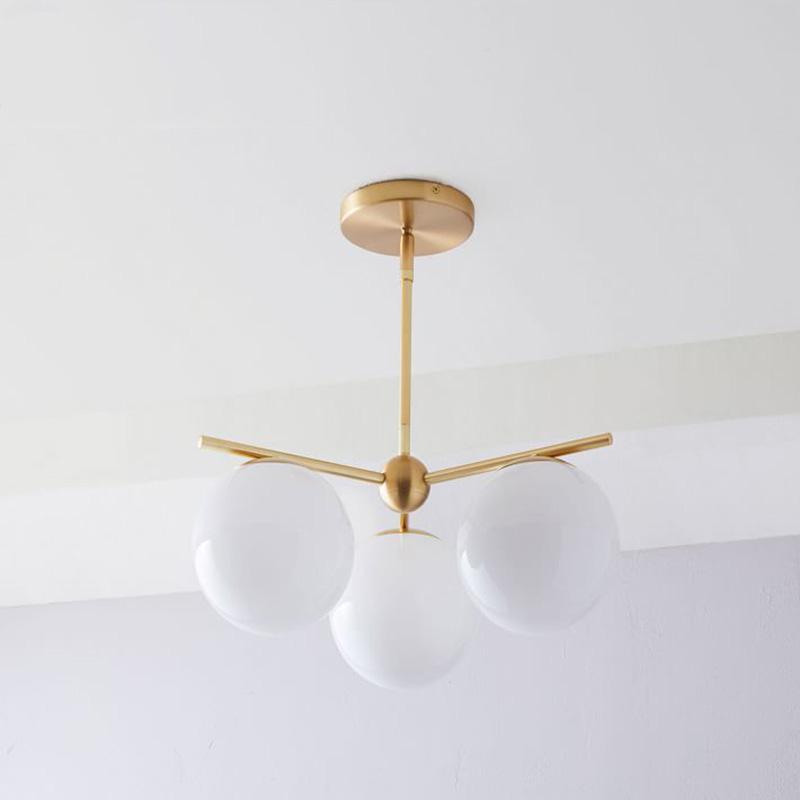 Sphere & Stem Chandelier - Blowlighting