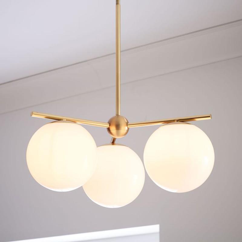 Sphere & Stem Chandelier - Blowlighting